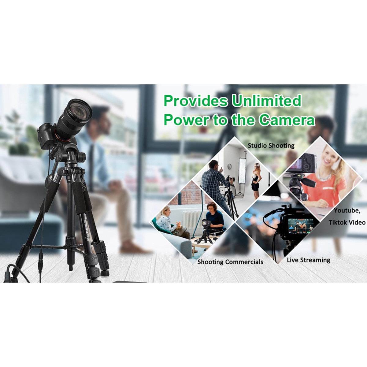 AC-PW20 NP-FW50 Dummy Battery AC Power Supply Adapter DC Coupler Kit for Sony Alpha A5100 A6500 A6400 A6000 A55 A7. 