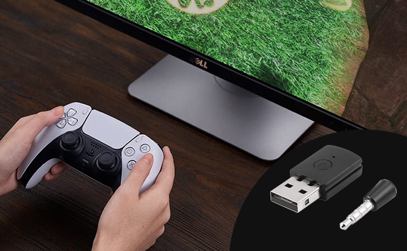 USB Adapter Bluetooth-compatible Transmitter For PS5 Playstation 5 Bluetooth4.0 Headsets Receiver PS4 Headphone Dongle Gaming. 