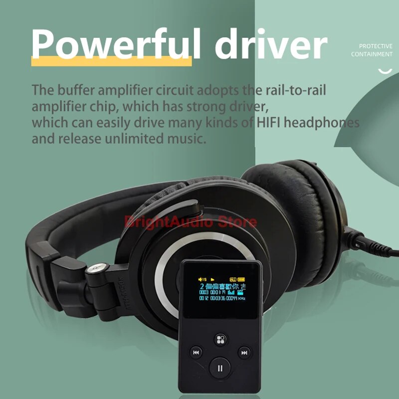 Xduoo X2S Hi-Res Lossless Mini Portable Music MP3 Player DSD APE FLAC WAV AIFF WIMA AAC DSD128 PCM 24Bit/192K dunu. 