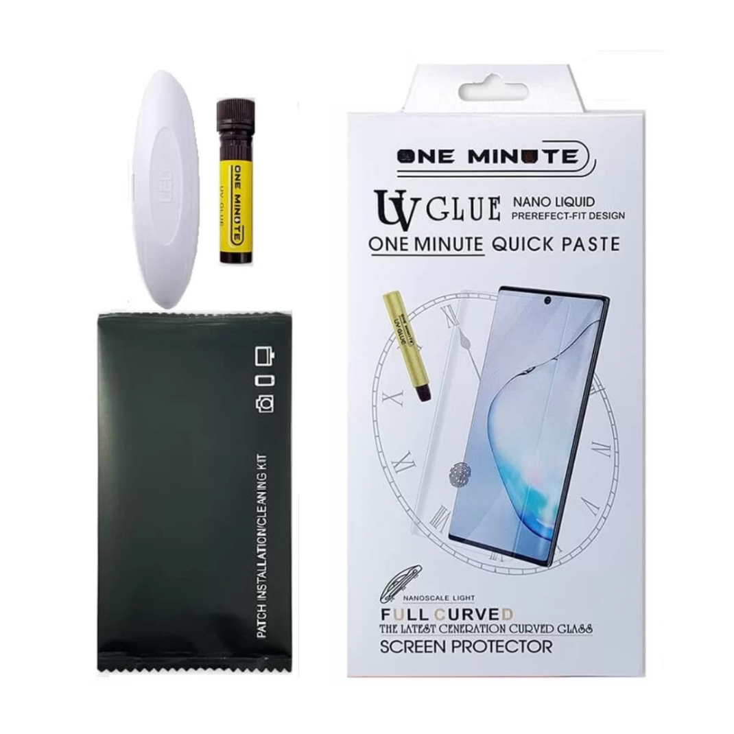For Motorola Edge 60 Fusion OneMinute UV Glue Curved Tempered Glass Screen Protector For Motorola Edge60 Fusion Screen Guard Gorilla Glass Protector With Easy Installation Full Kit. 