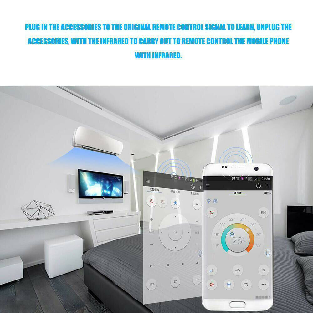 Micro-USB Wireless IR Infrared Remote Control for Android Mobile Phone OTG Learning Smart Remote Control for TV Air Condition. 