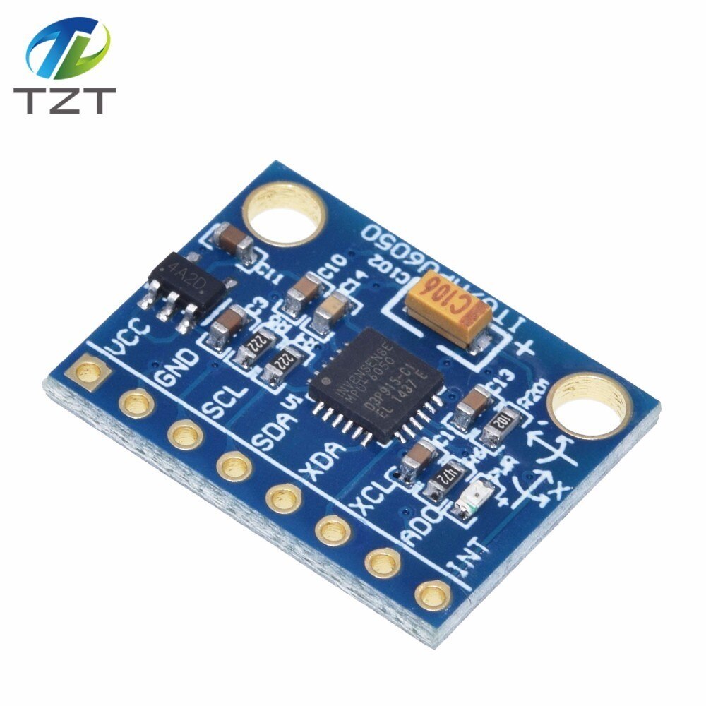 【happy one】IIC I2C MPU-6050 MPU6050 3 Axis Analog Gyroscope + 3 Axis Module For Arduino With Pins 3-5V DC. 
