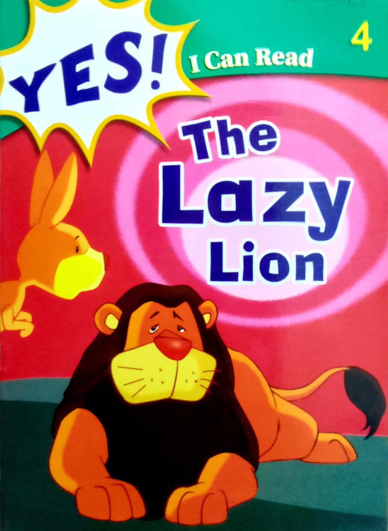the lazy lion -(paperback)