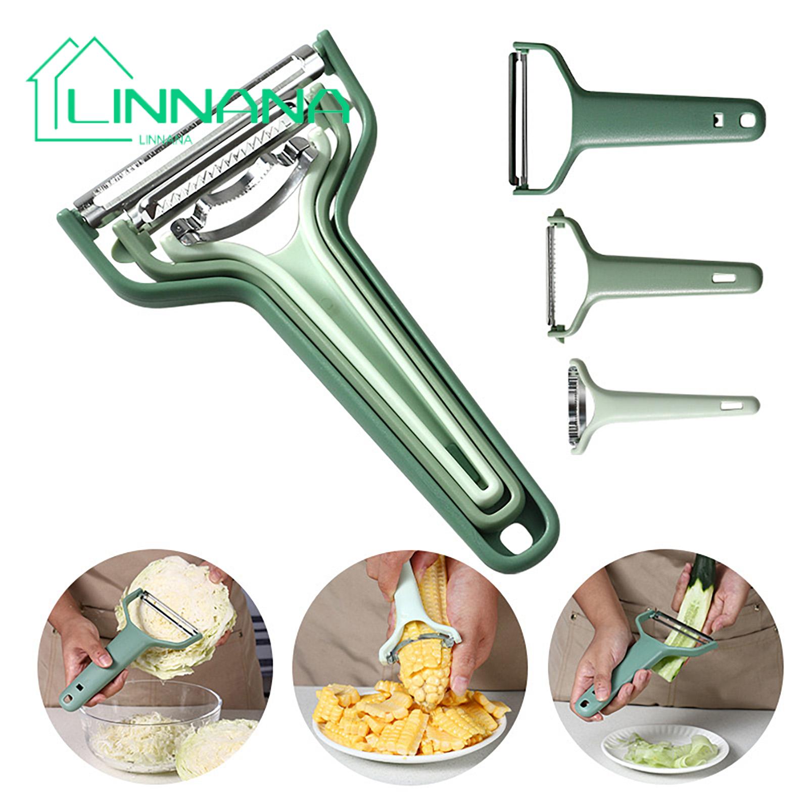 Vegetable Peeler Set Efficient Multi-functional Peeler Kit for Easy Peeling of Potatoes Fruits Vegetables Must-have Kitchen Gadget for Southeast Asian Buyers Multi-purpose Peeler Set