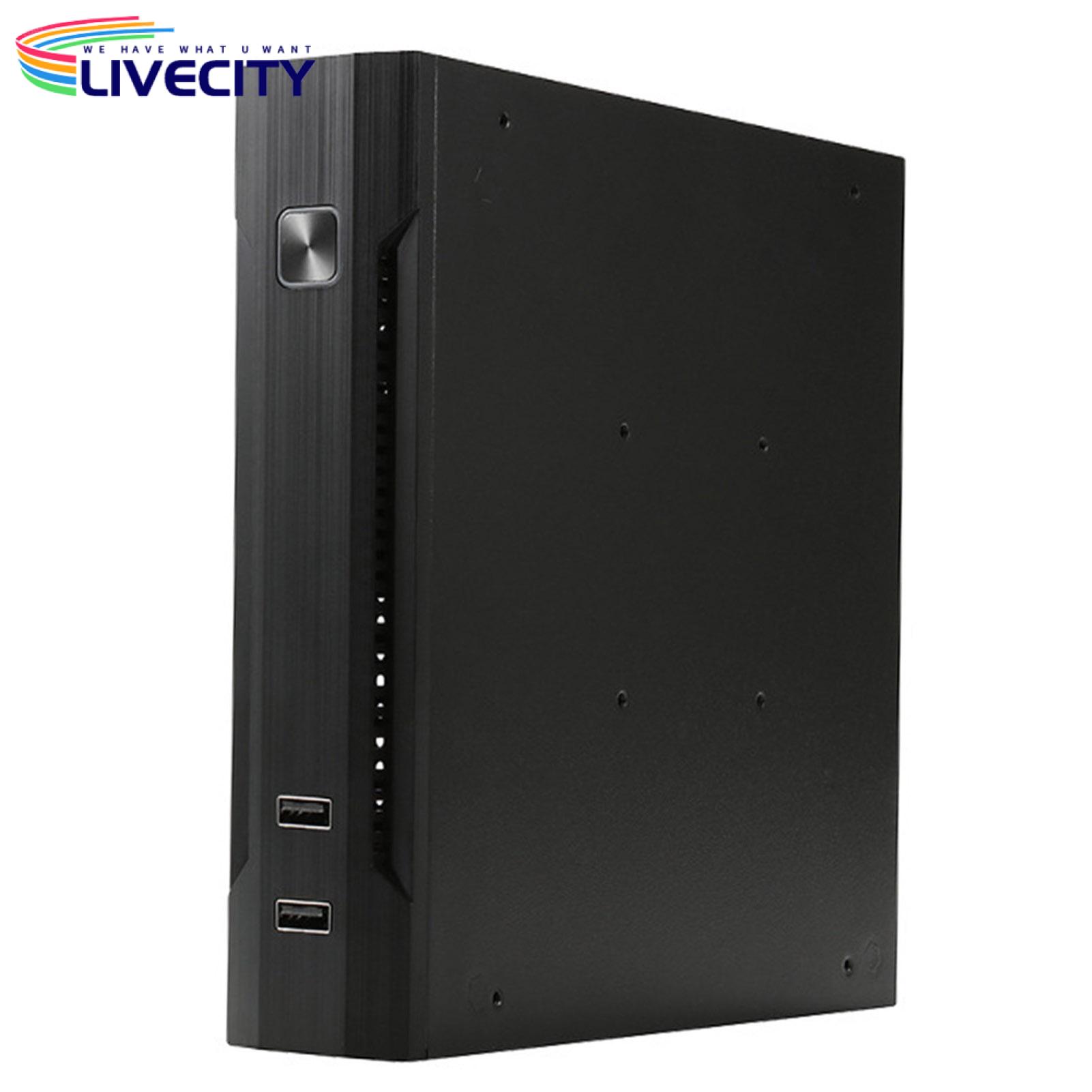 Portable Pc Chassis Compact Mini Pc Case with Wi-fi Usb 2.0 for Thin-itx Motherboard Portable Desktop Chassis for Htpc Pc Accessories for Sale Mini Computer Case