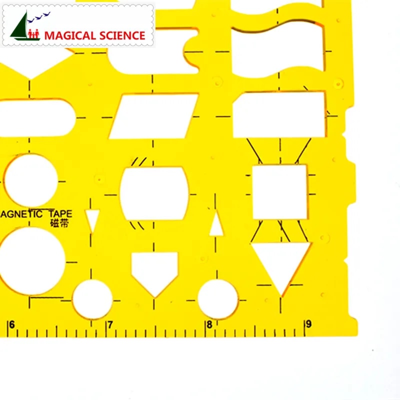 Flowchart Drawing Template K plastic Flexible Professional network flow chart symbols ruler for students JSH4351. 