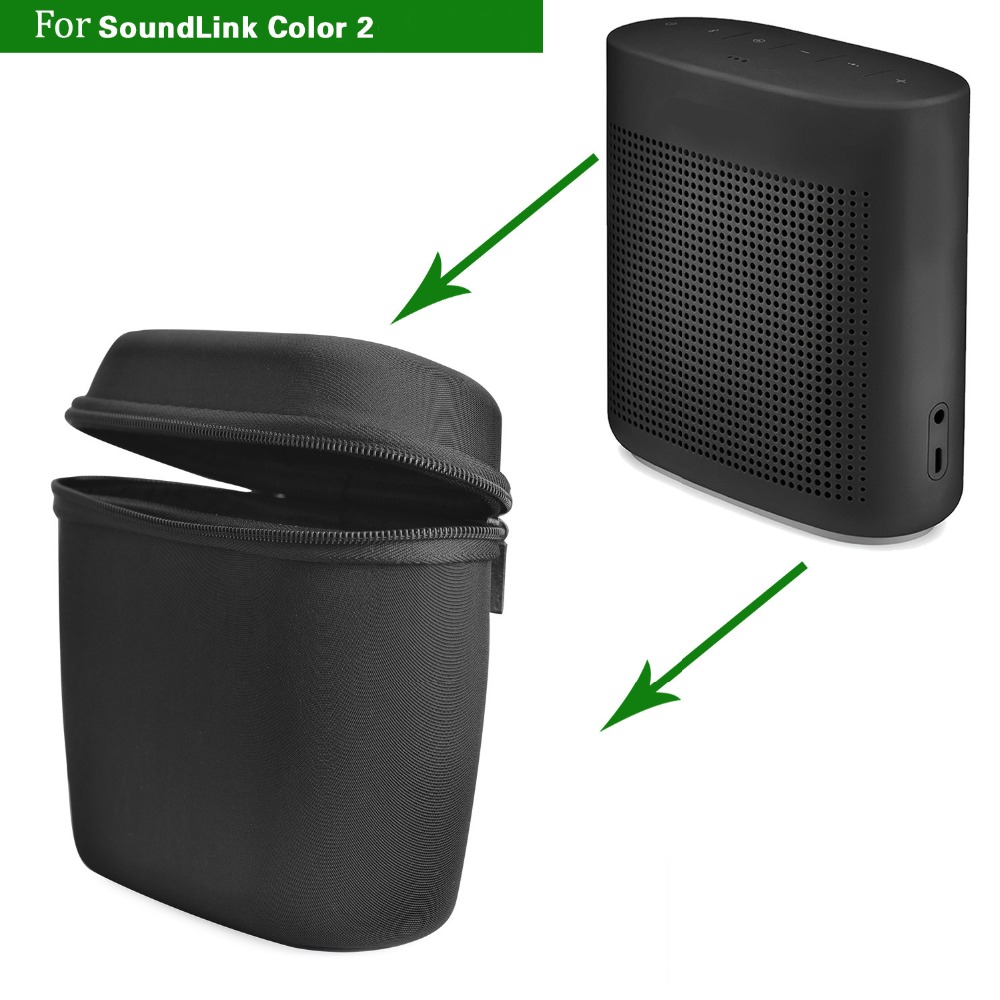 Portable Speaker Case for Bose Soundlink Color I Color II Bluetooth Speaker Protective Nylon Cover Case 14.5x16x6cm