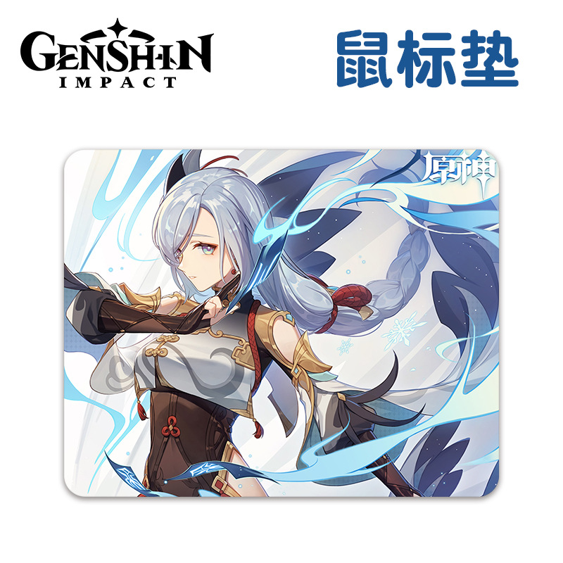 XL Genshin Impact Mousepad Anime Computer Keyboard Mat Cartoon Ganyu Klee Keqing Mouse Pads Gifts LX