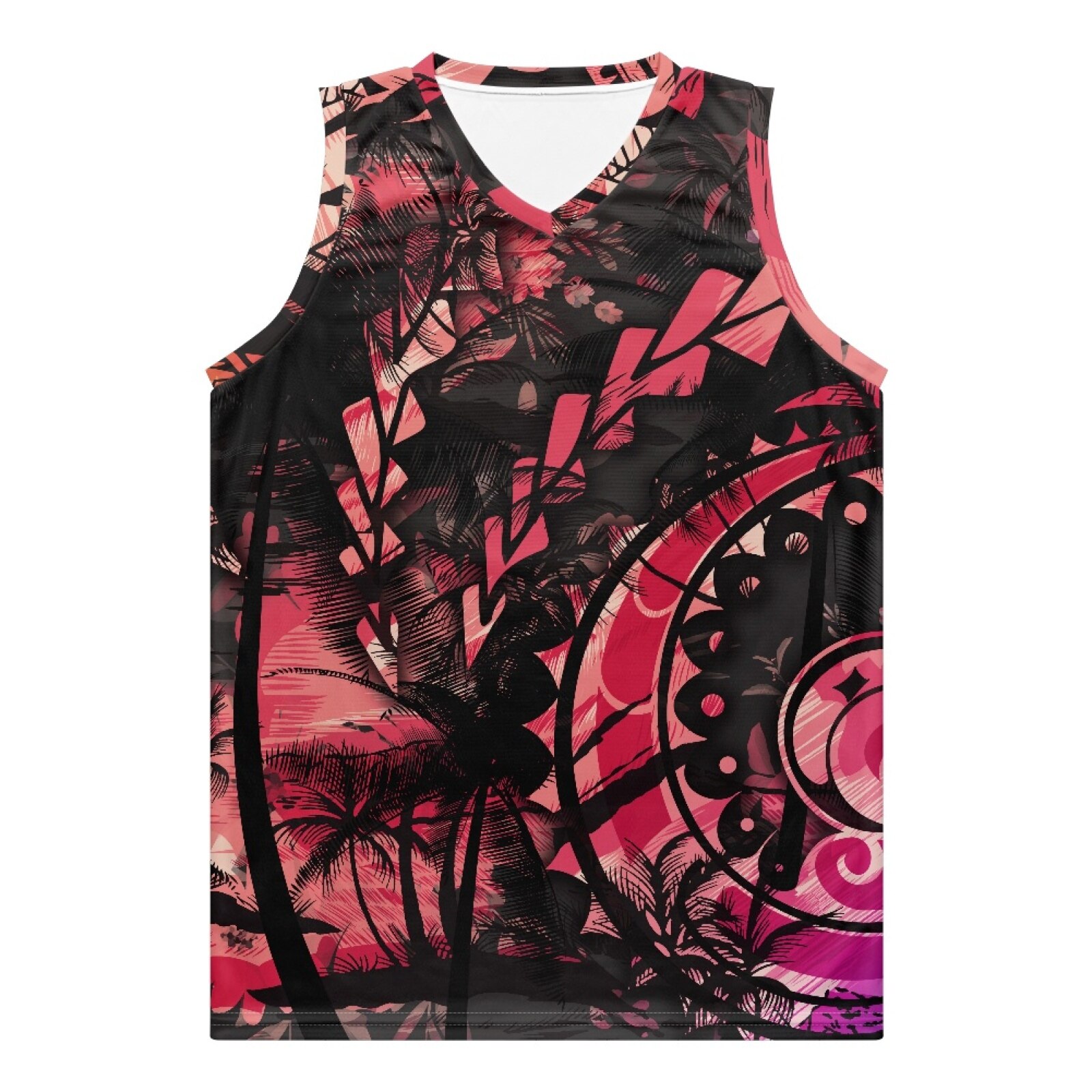 Polynesian Tribal Samoan Totem Tattoo Samoa Prints Mens Basketball Jersey Tropics Shirts Multiple Choices Multicolor Attract Eye. 