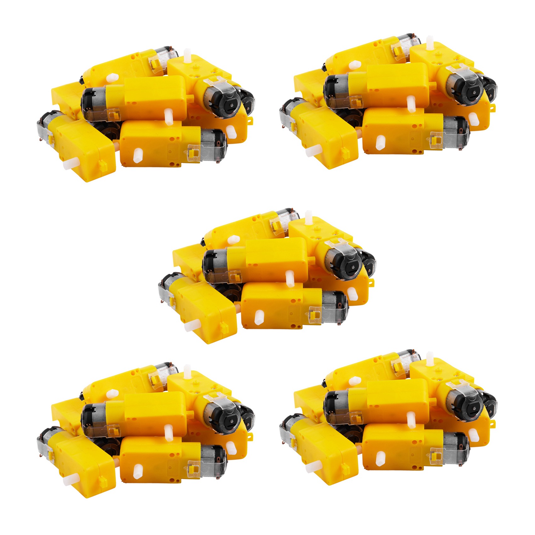 50 Piece Smart Car Tt Motor Launch Smart Car Gear Motor for Arduino