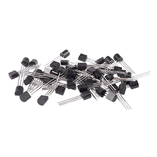 25Pcs- BC558B BC558 BC-558 BC 558 30V 100mA PNP 3 Pin Leads General Purpose Transistors BC 558 PNP 3 Pin TO-92 Package Bipolar Low Power Transistor. 