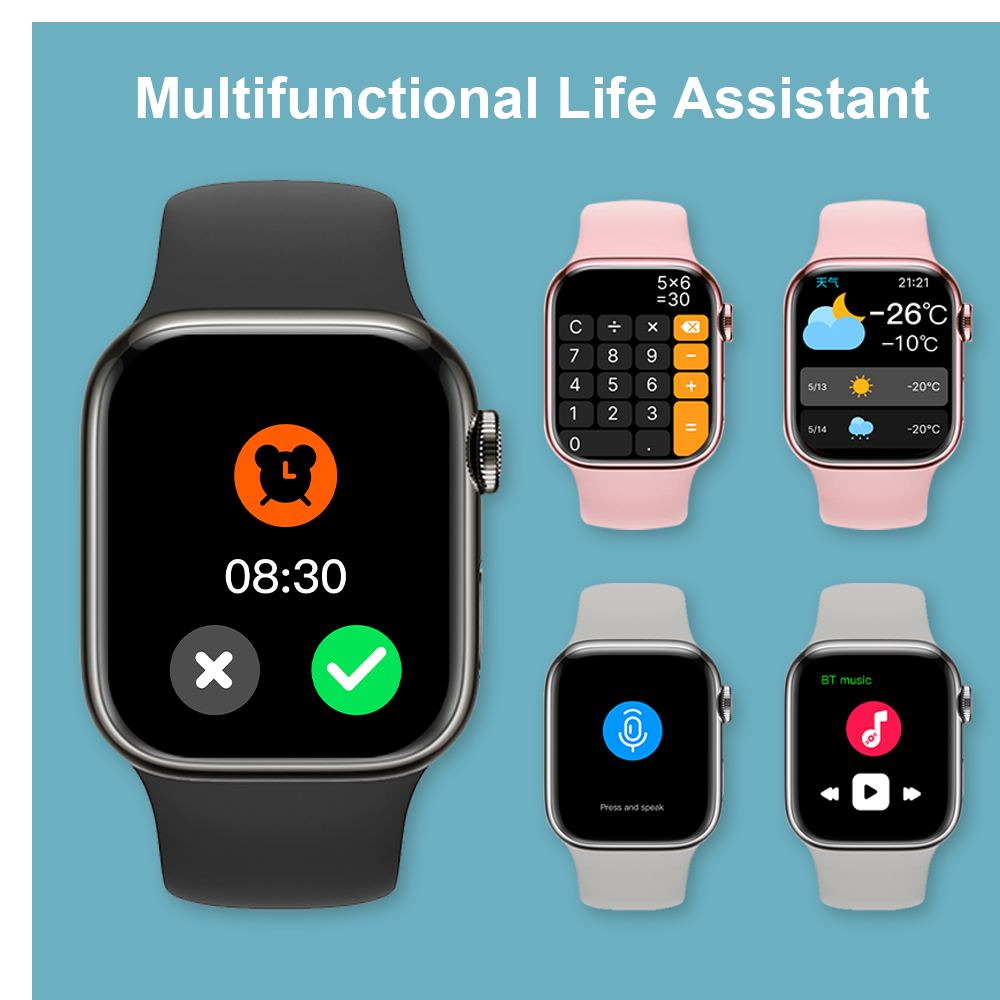 2024 Smart Watch S9 Pro Bluetooth Call Life Assistant Sleep Record Sports Modes DIY Dial For Men Women Android iOS Smartwatch. 