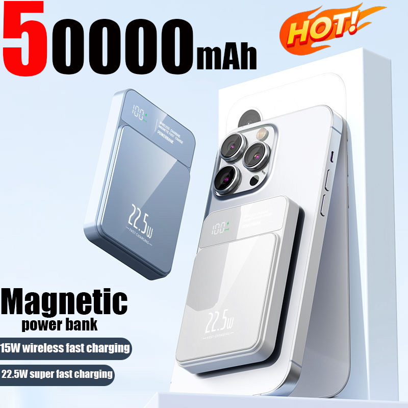 For Xiaomi power bank 50000mAh wireless magnetic power bank