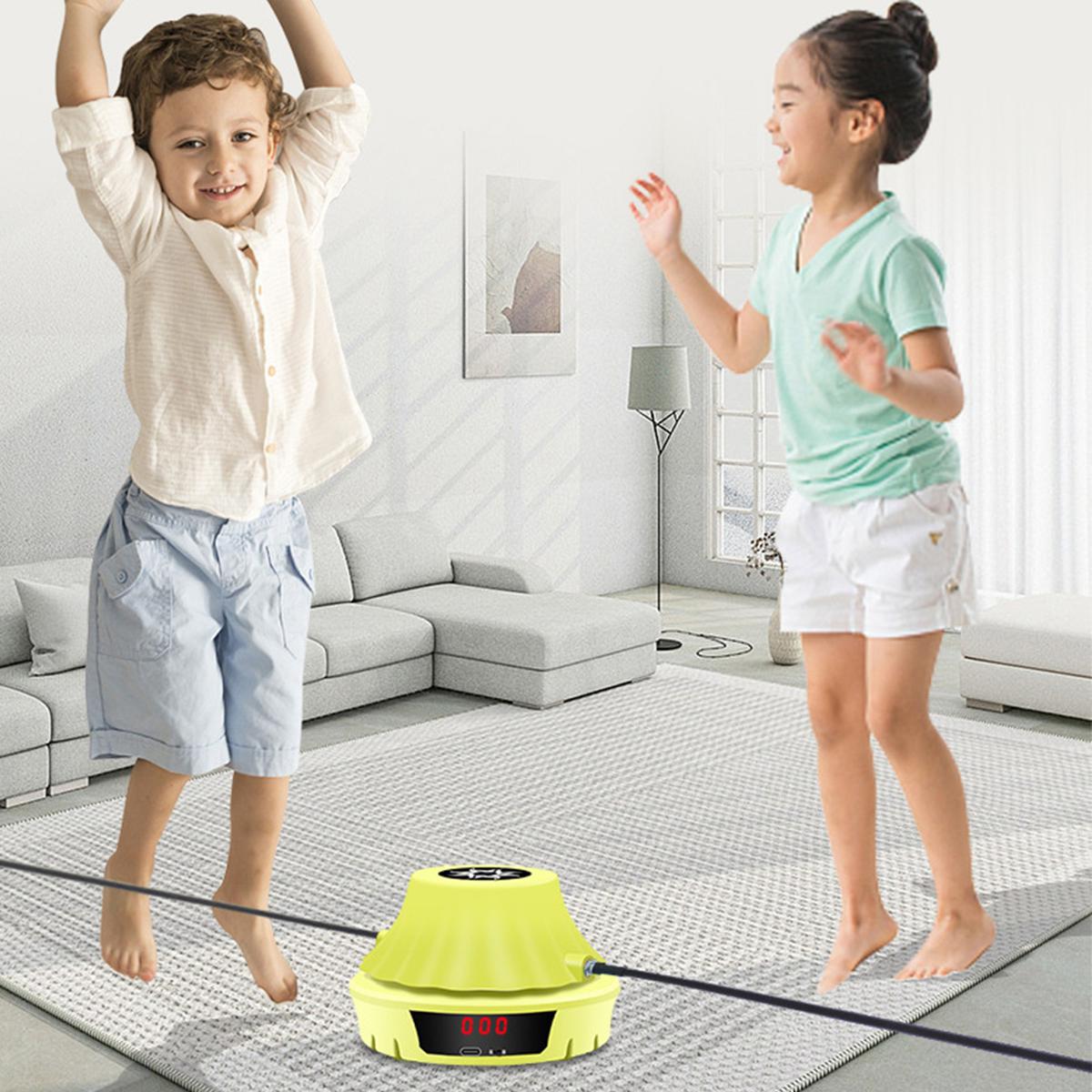 Electric Jumping Rope Machine Smart Automatic Skipper Rope With Remote Control Skipping Rope Counter Cardio Training Equipments