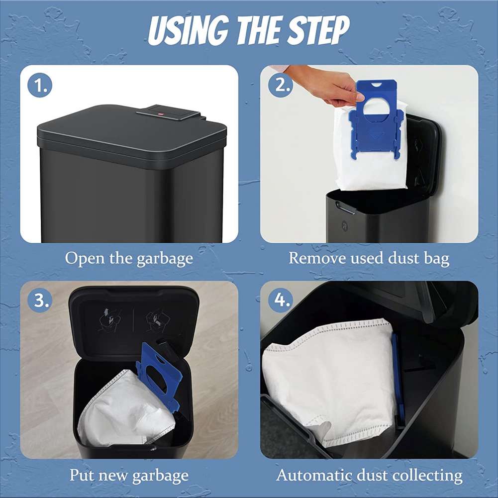NCANRUI 10PCS Dirt Disposal Bags for IRobot Roomba I7 I7+/Plus (7550) I3+ I6+ (6550) I8+ (8550) S9+ (9550) I&S Series Clean Base. 