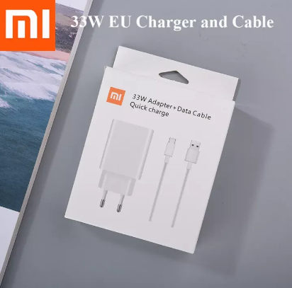 Xiaomi 33W Type-C Charger Fast Charging Quick Wall Charger Turbo Charge Adapter With Type-C Cable For Xiaomi Redmi 10C 10A 10 Note 9 8 7 pro Mi 9 9s 9T Note 10 11 K20 K30 Pro Poco X3 NFC M2 M4 Pro 10T 5G Mipad 5 Pro Charger. 