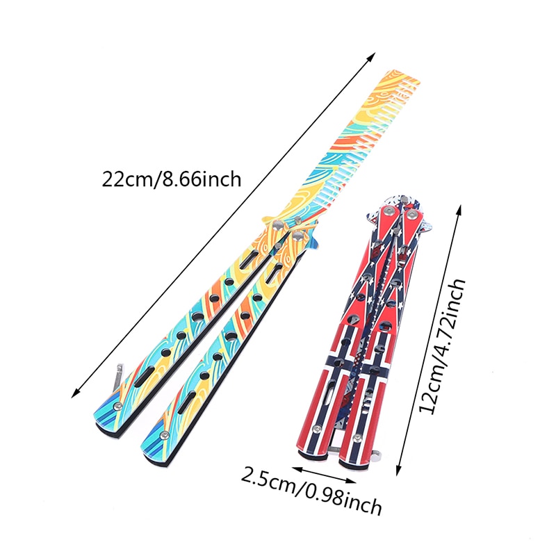 Skull Pattern Foldable Practice Training Comb Hair Accessories Butterfly Comb. 
