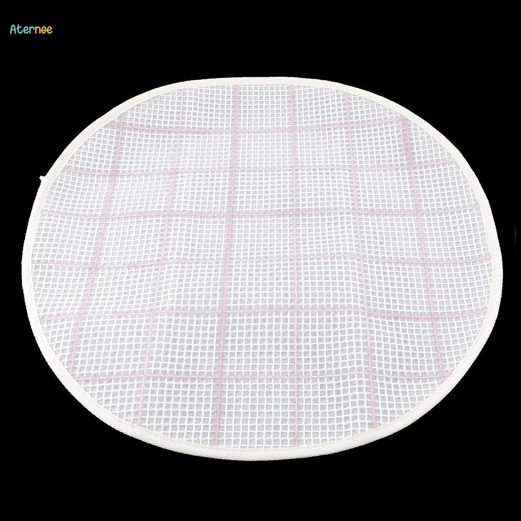 Latched Carpet Canvas for Carpets, Rug Canvas, Latch Hook Canvas, 45 Cm Round Shape. 