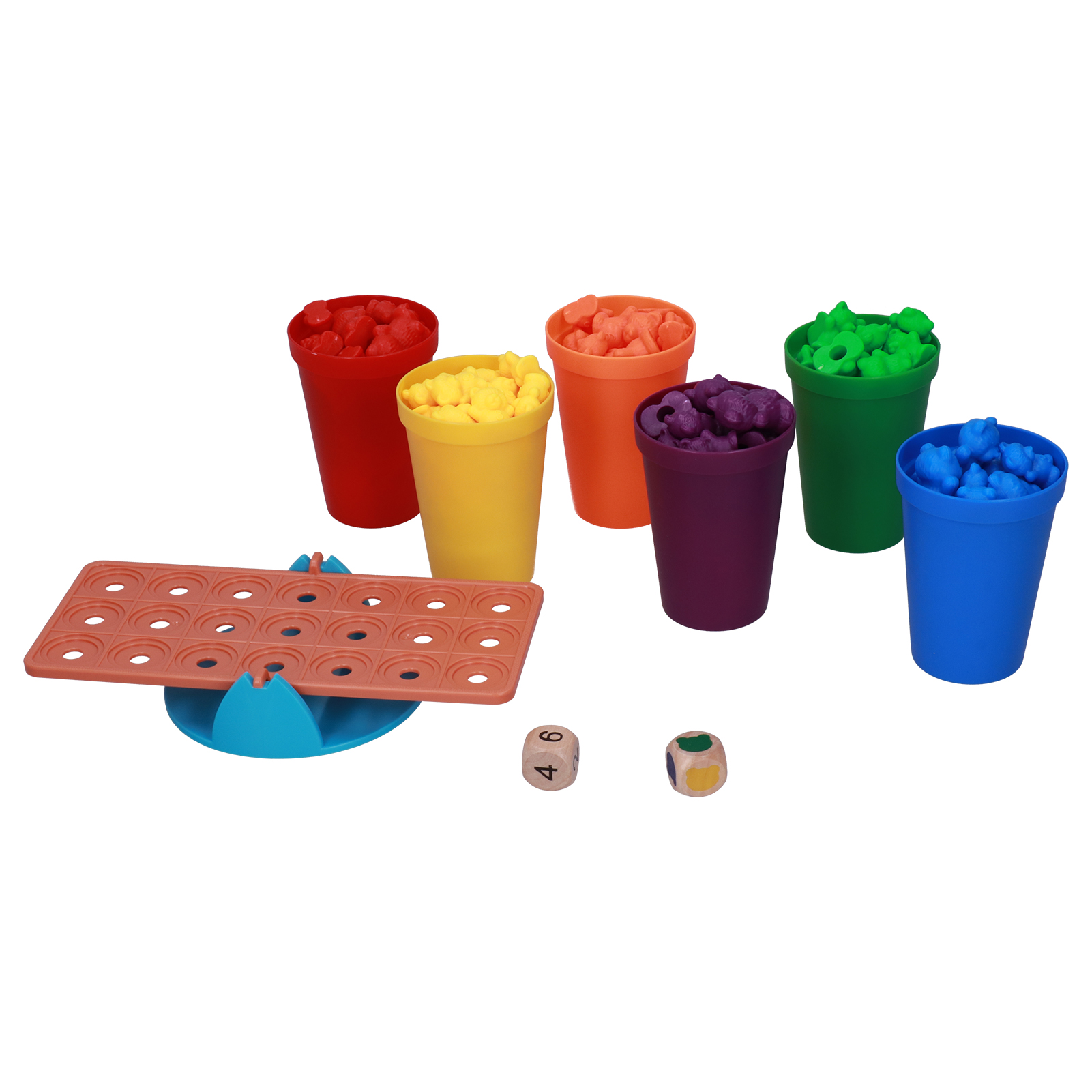 Limeng La Kid Counting Bears Toys Children Color Matching Sorting Mathematics Educational. 