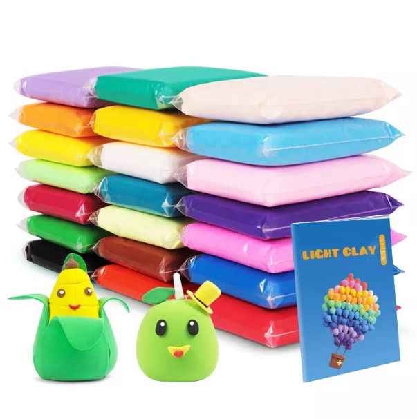 12 Colors Soft Super Light Clay Modeling Air Dry Clay For Diy Handmade Toys - Clay. 