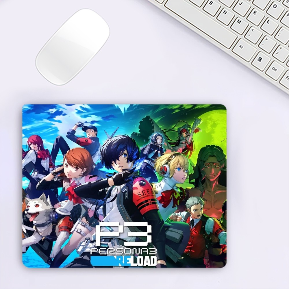 Game Persona 3 Reload P3RE S Mousepad Office Large Mouse PC Small Computer Game Keyboard Rubber Anti-slip Mice Mat. 