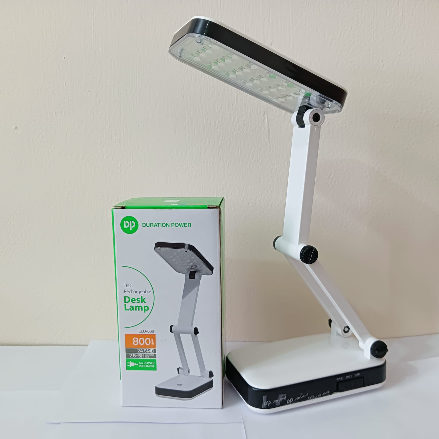 DP LED-666 Table Lamp Rechargeable Learning Reading Desk Lamp Led. 