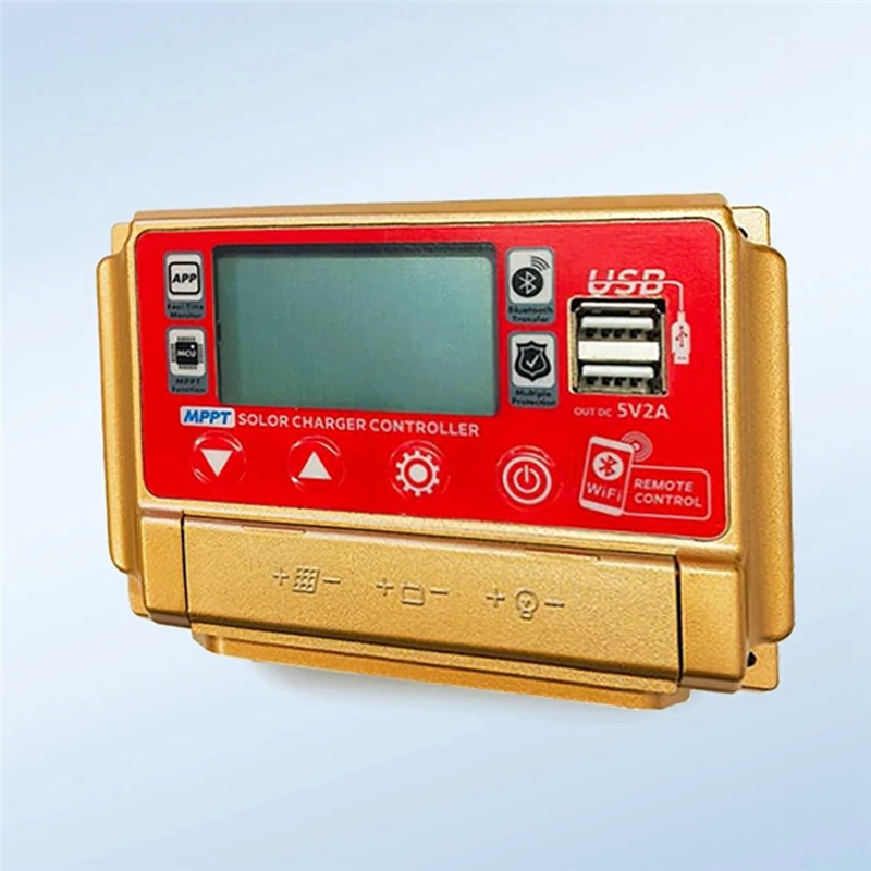 12/24V MPPT Solar Charge Controller Wifi Bluetooth Solar Panel Battery Smart Regulator 30A. 