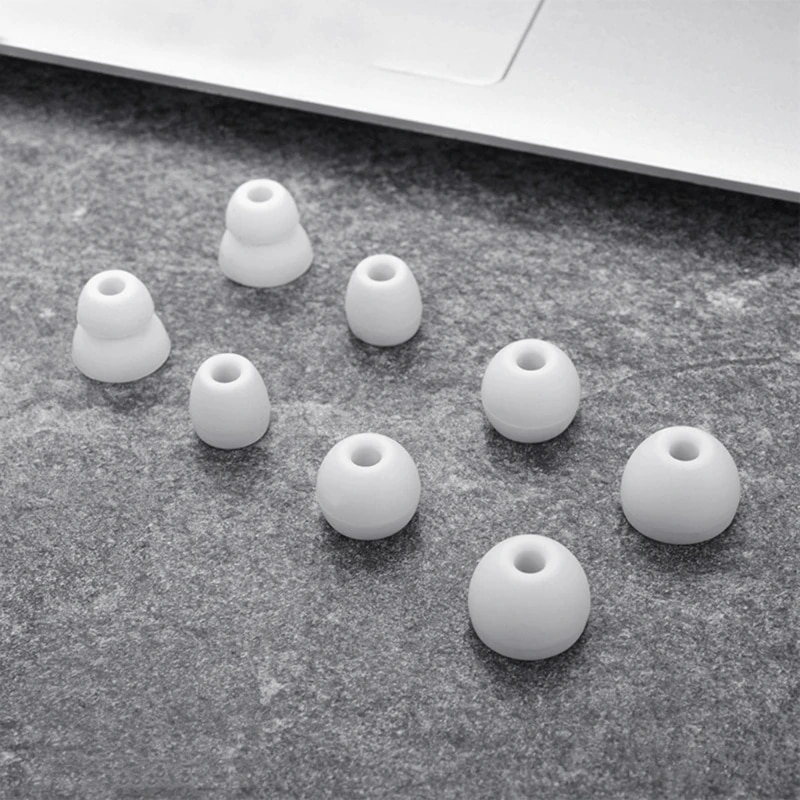 Earbuds Ear Tips Replacement 4 Pairs Soft Silicone Multi Size for beats Flex/X/Powerbeats Pro in-Ear Headphone Earphone. 