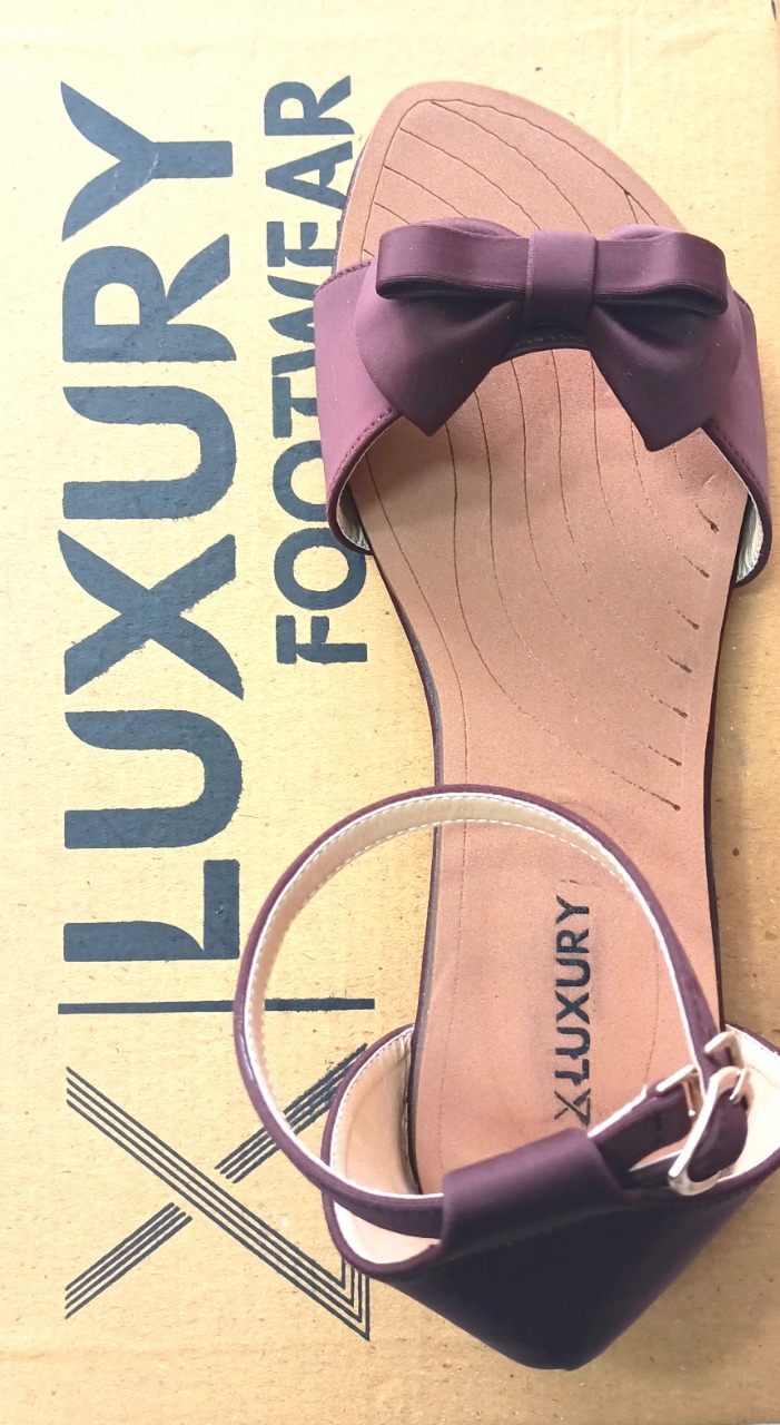 Premium Quality Stylish Flat Ladies & Girls Shoes Women Shoes By Luxury Footwear-Purple