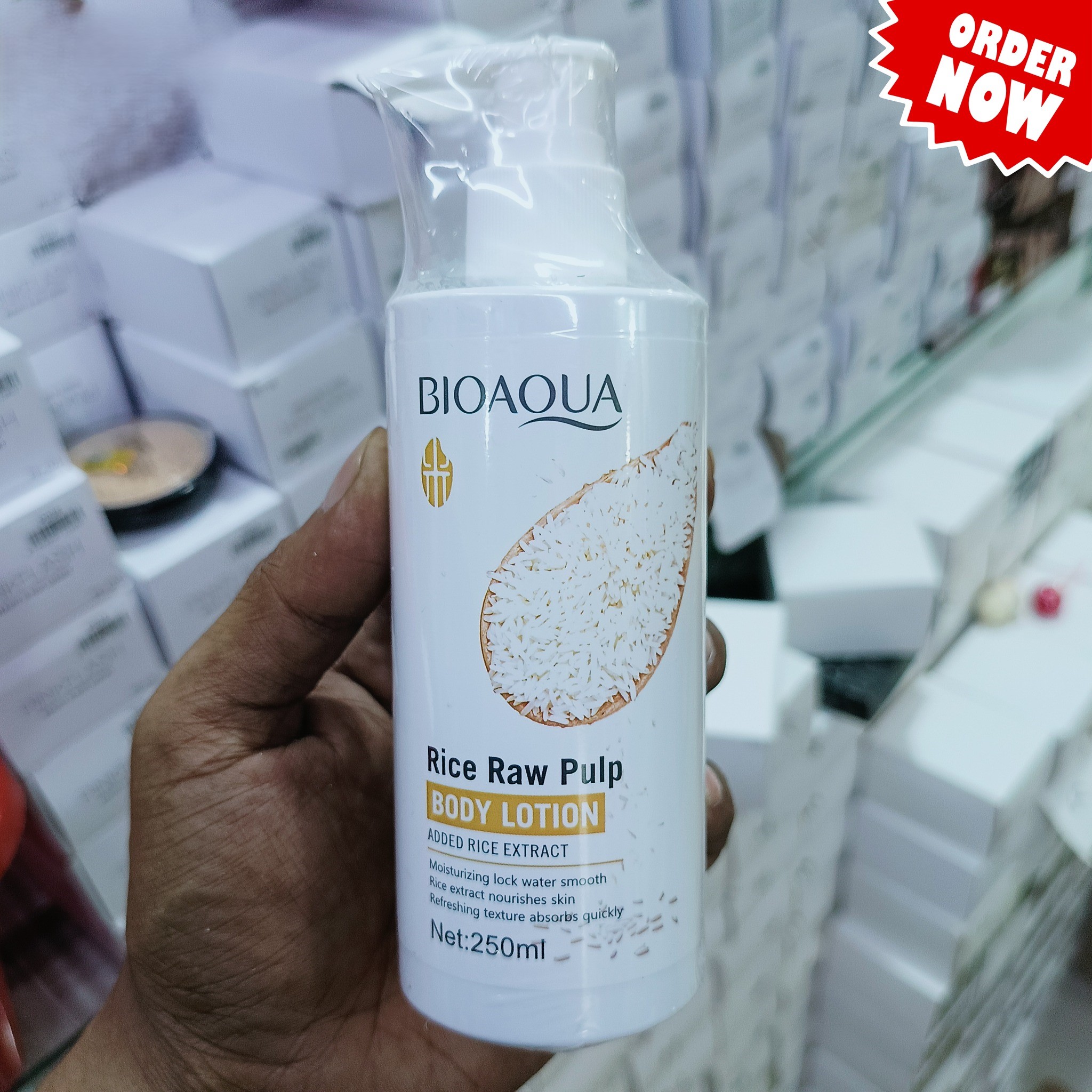Bioaqua Rice Raw Pulp Body Lotion 250ml