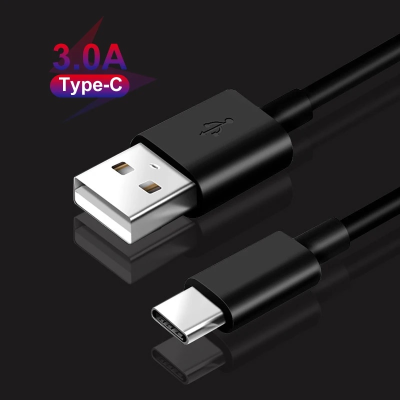 Car Charger USB 3.1 Type C Fast Charging Data Cable For Samsung A90 A80 A70 A60 A50 A40 A30 S8 S9 S10 Plus Car Charger Cable. 