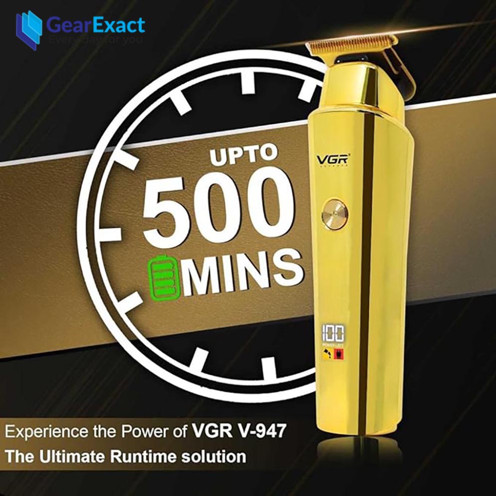 VGR V-947 Cord Cordless Hair Clipper and Beard Trimmer for Men. 