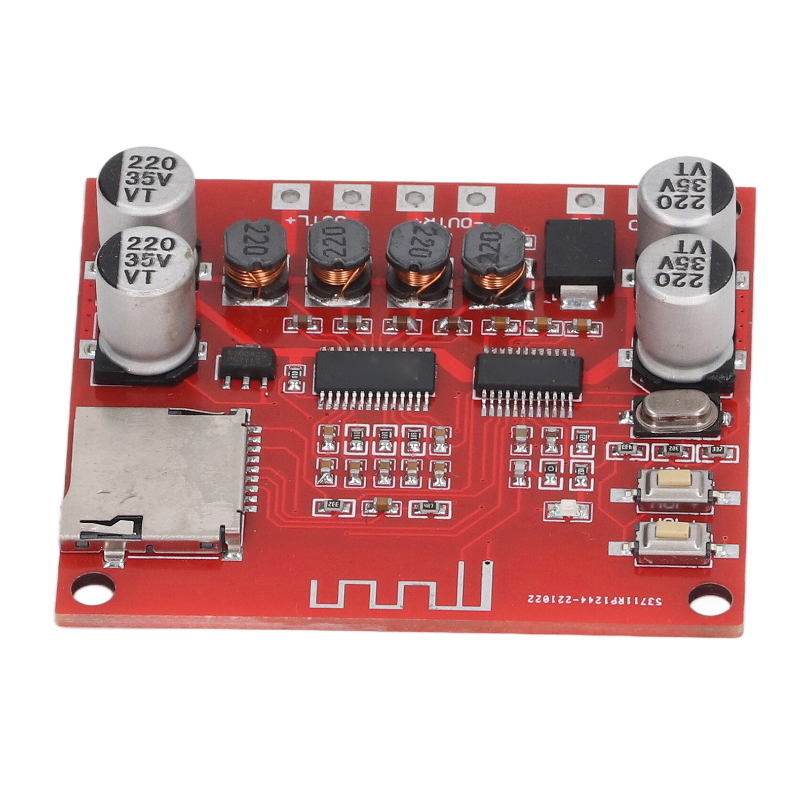 Power Amplifier Board, Compact Size SMD Process DC12-24V Dual Channel Amplifier Module for Audio Equipments. 