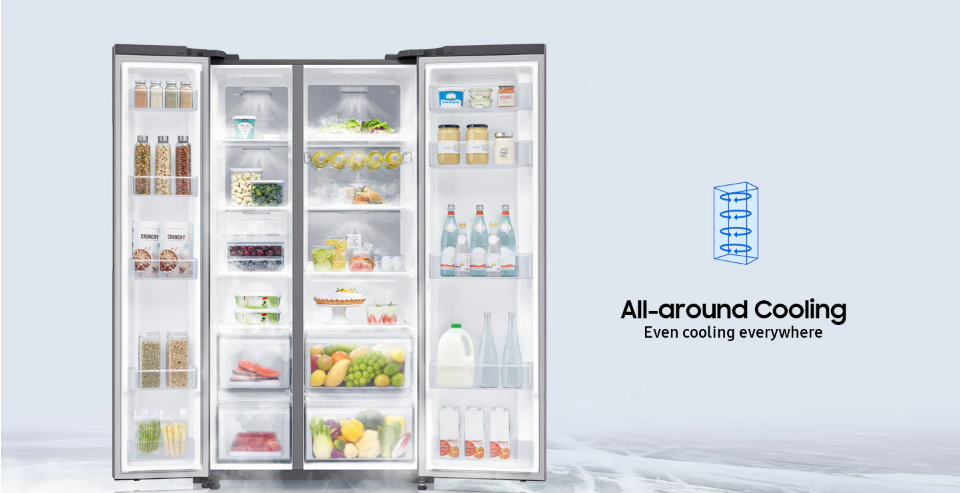 SAMSUNG 700 Liter Inverter Refrigerator with SpaceMax Technology RS72R5011B4/D2