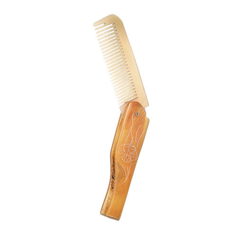 Mini Collapsible Hair Comb Beard Comb For Men Anti Static Natural