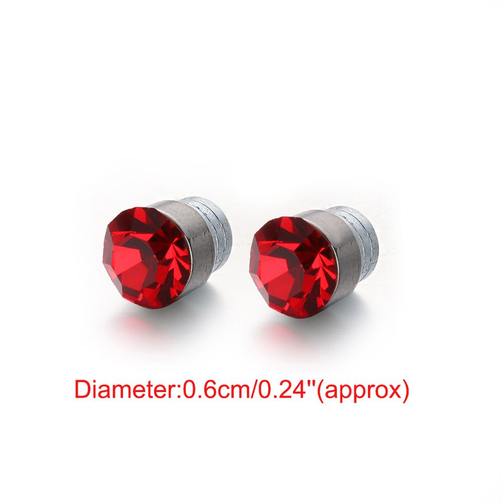 1 Pair Slimming Patch Loss Weight Lazy Paste Crystal Ear Studs Stimulating Acupoints Magnetic Earrings for Women. 