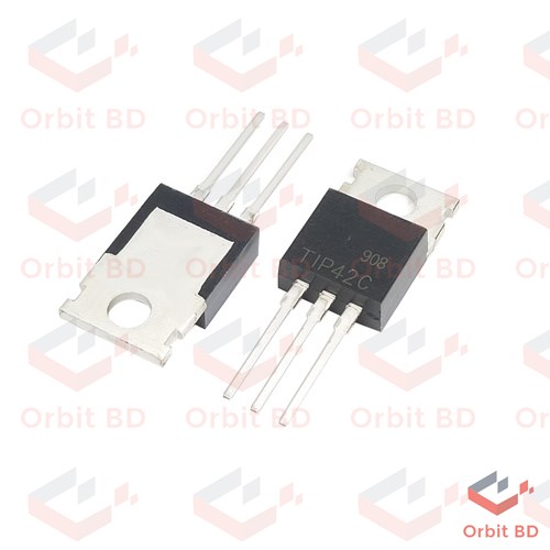 2Pcs- Chinese TIP41C TIP41 Transistor 100V 6A 65W 3 Pin General Purpose TIP41C Transistor TO-220 Silicon Power Transistor 2 Pin Leads. 