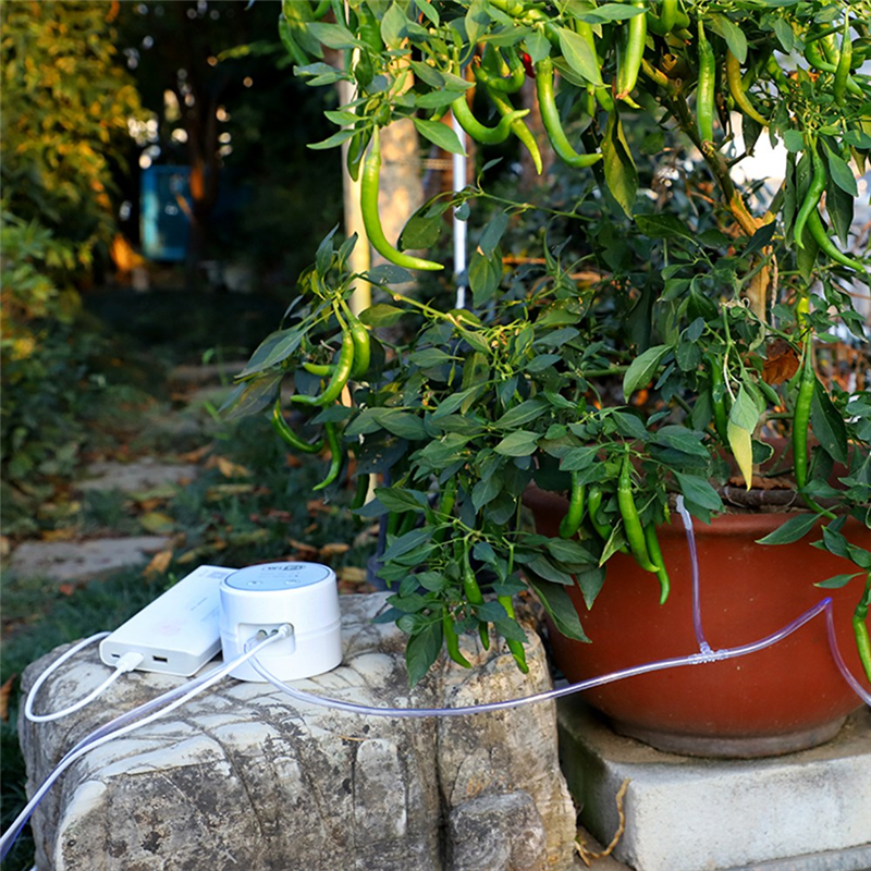 Wifi Automatic Drip Irrigation Controller Garden Plant Smart Water Pump Timer Indoor Watering Irrigation System Device. 