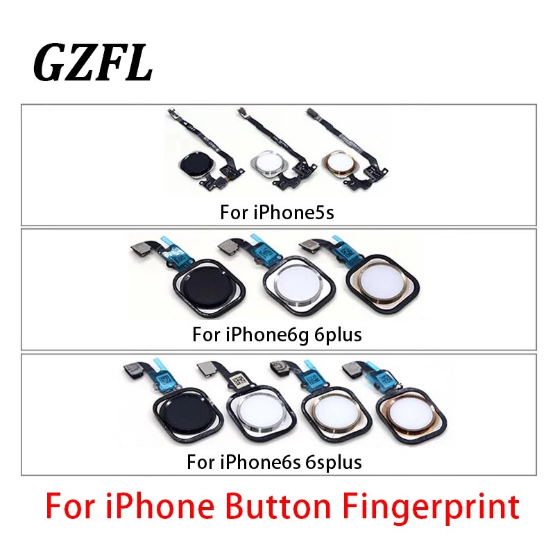 FingerPrint Button For iPhone 5S 6 6plus 6S 6Splus FingerPrint Button Touch ID Sensor Flex Cable