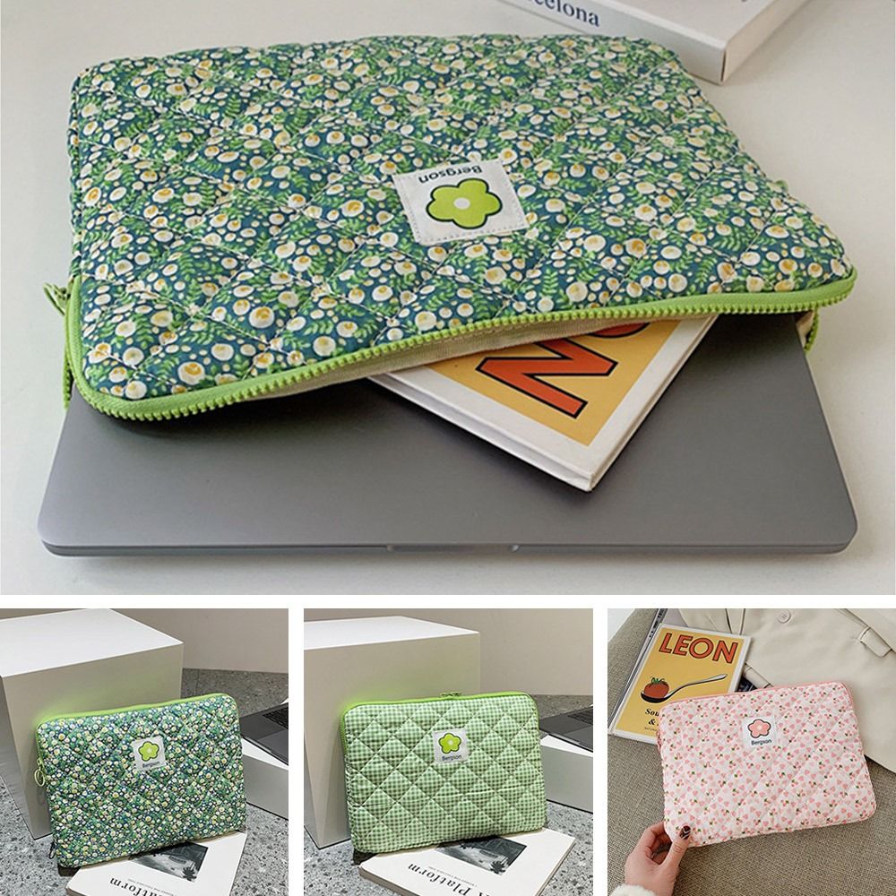 Flower Pattern Cute Shockproof Laptop Sleeve Case Bag 11 13 14 Inch for Macbook Ipad For Samsung Laptop and Tablet Pouch. 