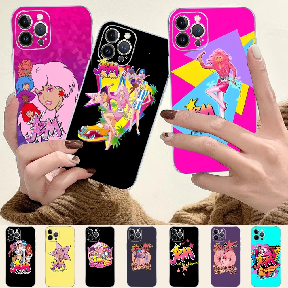 Jem And The Holograms Phone Case For iPhone 14 11 12 13 relaxMini Pro XS Max Cover 6 7 8 Plus X XR SE 2020 Funda Shell