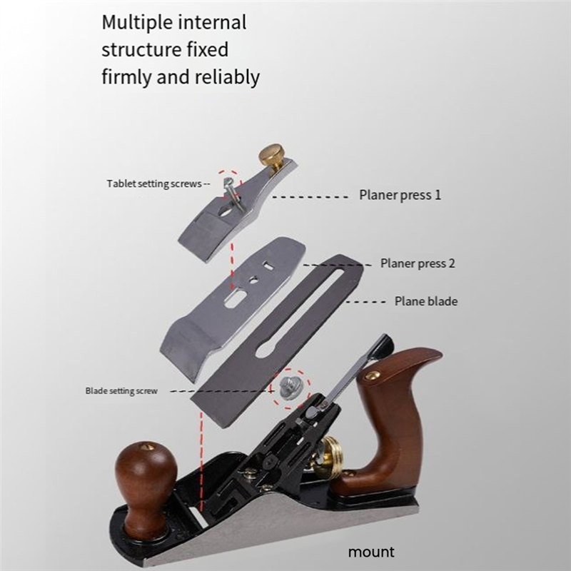 Wood Hand Planer Set Wood Planer Steel Wood Planer Hand Tool Block Plane for Trimming Projects European Woodworking Carpenter DIY Model Making Planer. 