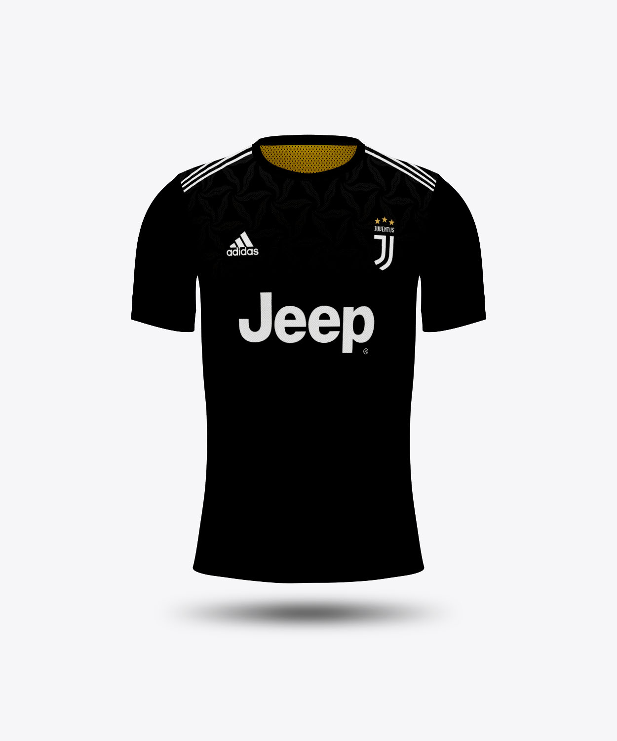 Jeep Juventus Football Jersey Black - Jersey