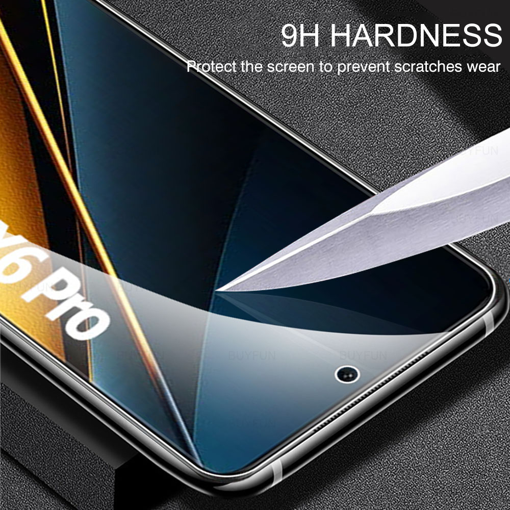 Ibywind 2 Pezzi Vetro Temperato per Xiaomi Poco F6 5G/Redmi Turbo 3 5G