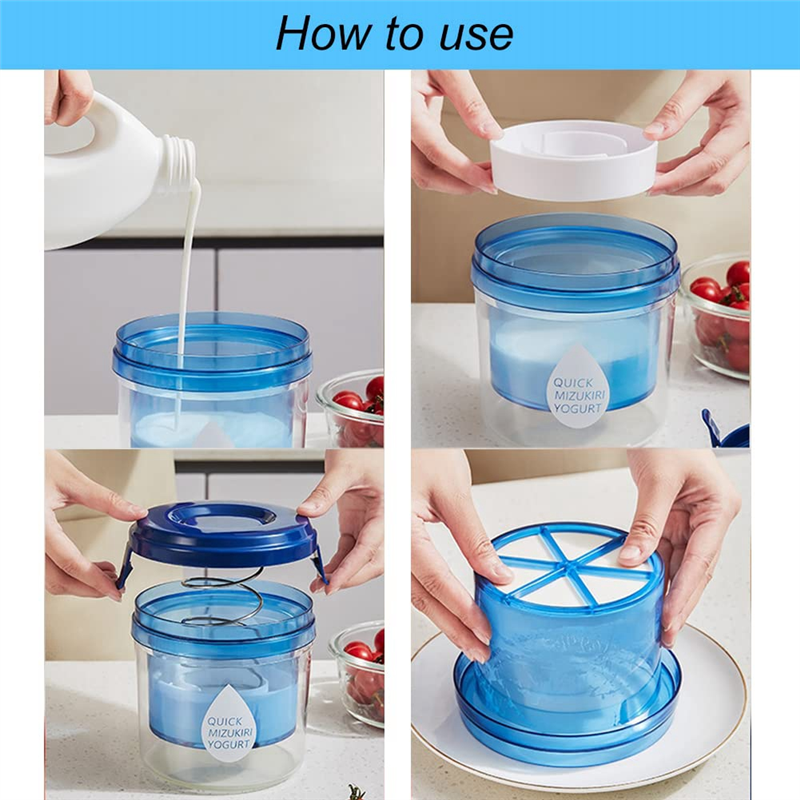 Greek Yogurt Strainer Maker Curd Maker Strainer Maker Yogurt Cheese Maker Machine - Juice Food Nut Milk Strainer Filter - Curd Maker. 