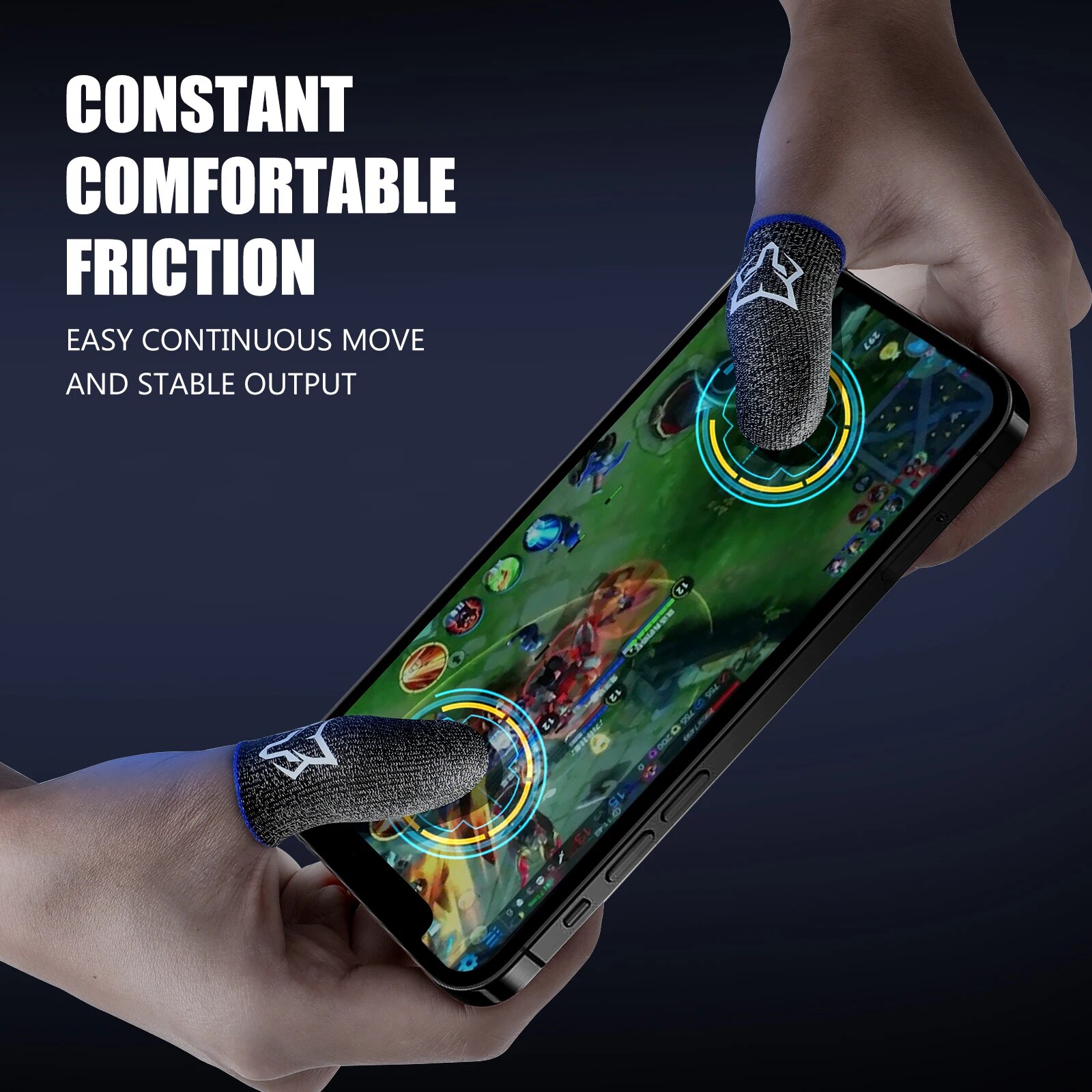 Original Fox Feelers 3 PUBG Game Touch Screen mobile phone 6D Gaming Finger Sleeve,Mobile Game Finger Sleeves. 
