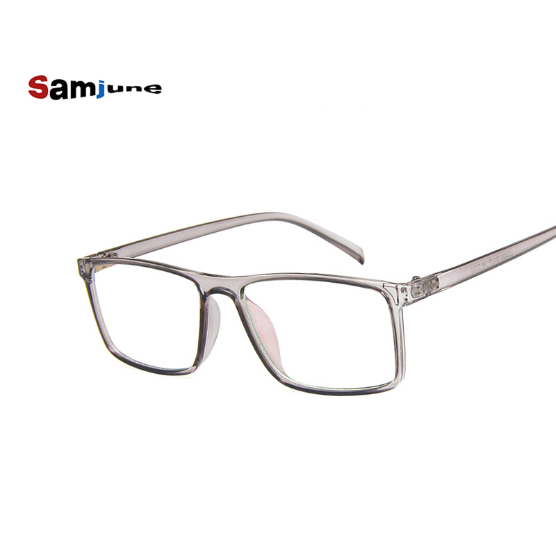 Samjune 2020 Tony Stark Robert Downey Glasses Men Clear Lens Glasses Eyeglasses Frames Plain Glass Spectacles Frame For Women. 