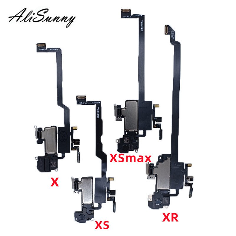 Top Front Earpiece Flex Cable For iPhone 11 12 Pro Max X XS XR Sensor Proximity Small Earphone Ear Speaker Headset Parts. 