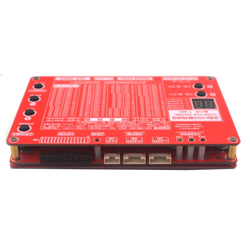 Silman Eighth T-80S Generation LCD Panel Laptop TV LED LVDS TESTER Tool Kit Support 7 -84 Inch LVDS Interface Cables Inverter. 