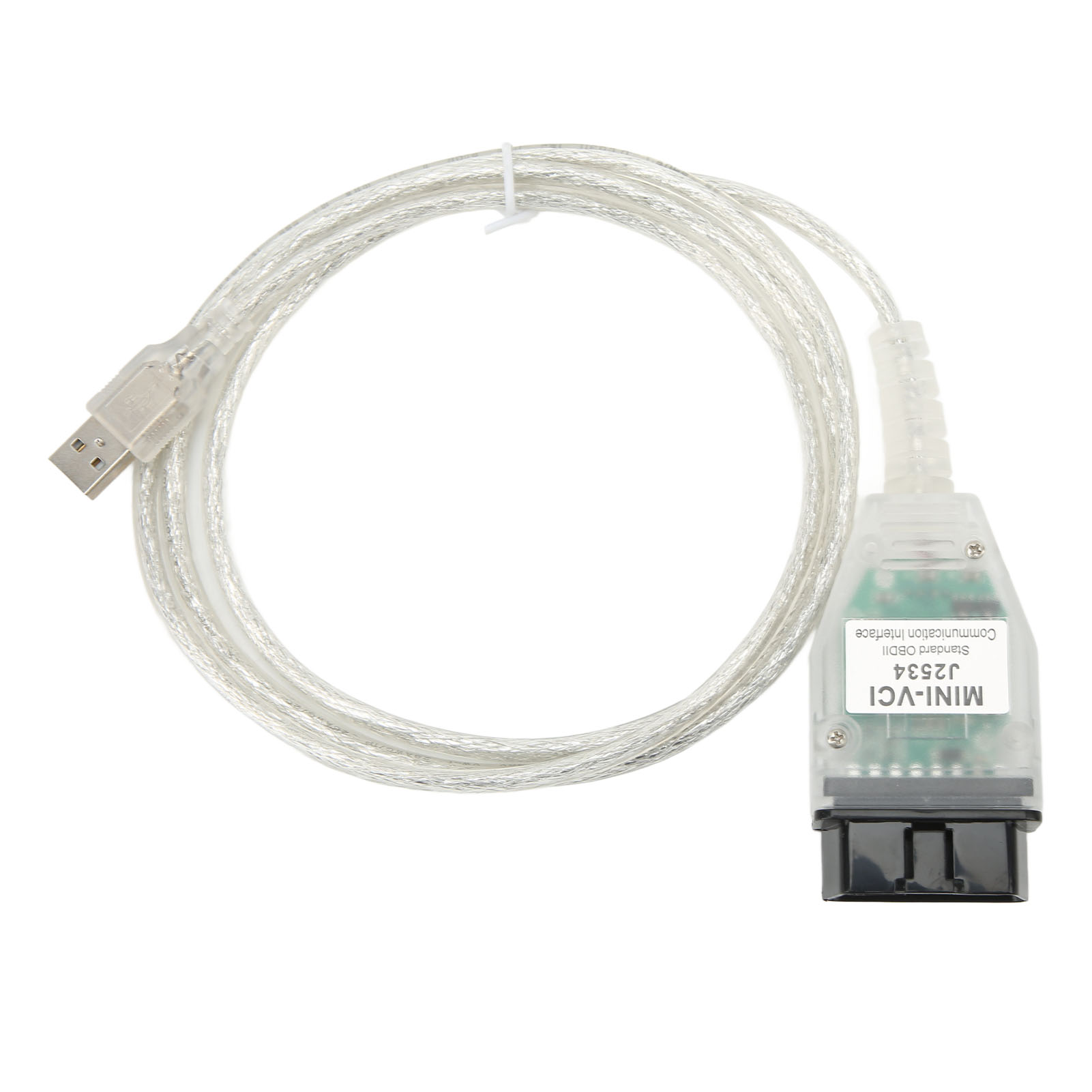 OBD2 Code Reader Cable, for SAE J1850 PWM for Windows 7 32bits Accurate V18.00.008 USB To OBD2 Practical Car Diagnostic Cable for VCI TIS 16pin Vehicle. 